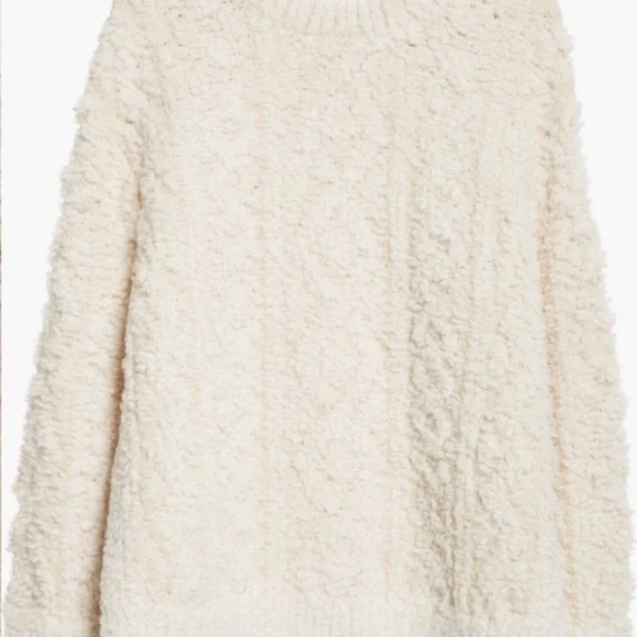 Cozy Cream Cable Knit Sweater